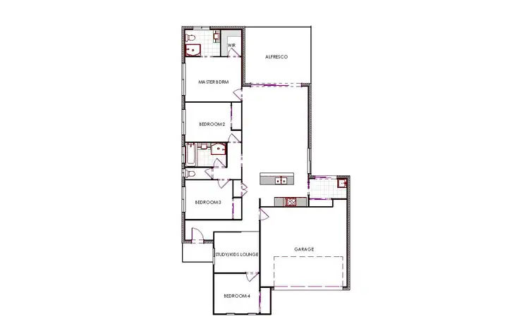 Floorplan of Homely house listing, Lot 499 No 8 Milman st, Burpengary East QLD 4505