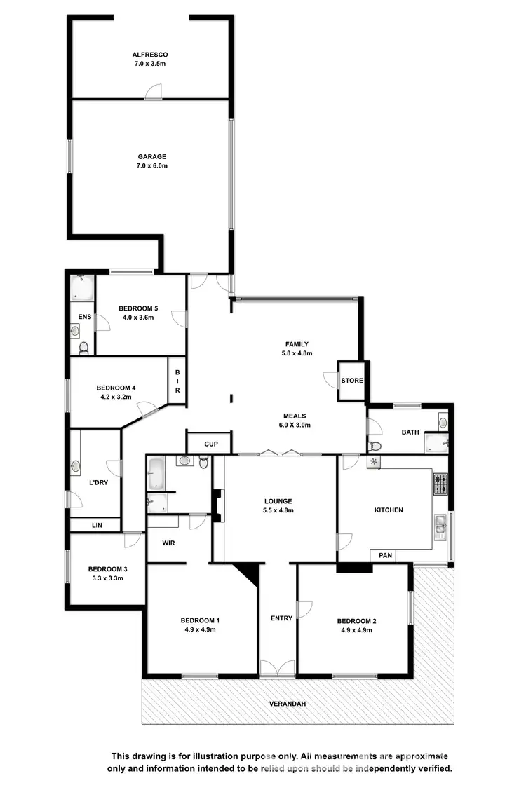 Floorplan of Homely house listing, 4 Hayes Road, Wandilo SA 5291