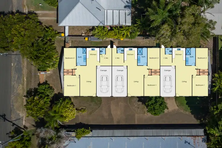 Floorplan of Homely block of units listing, 4 Cleary Street, Millbank QLD 4670