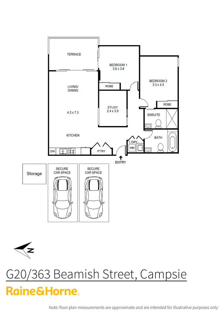 Floorplan of Homely apartment listing, G20/363 Beamish Street, Campsie NSW 2194