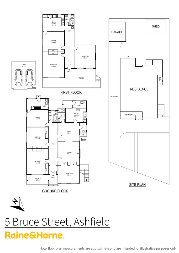 Floorplan of Homely house listing, 5 Bruce Street, Ashfield NSW 2131