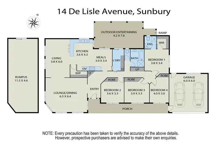 Floorplan of Homely house listing, 14 De Lisle Avenue, Sunbury VIC 3429