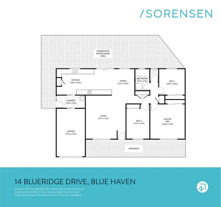 Floorplan of Homely house listing, 14 Blueridge Drive, Blue Haven NSW 2262