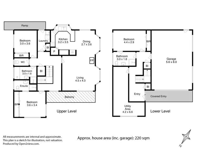Floorplan of Homely house listing, 2/128 East Derwent Highway, Lindisfarne TAS 7015