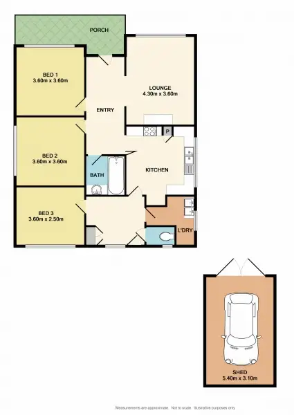 Floorplan of Homely house listing, 8 Barkly Street, Benalla VIC 3672