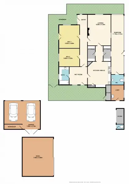 Floorplan of Homely house listing, 30 Main Street, Devenish VIC 3726