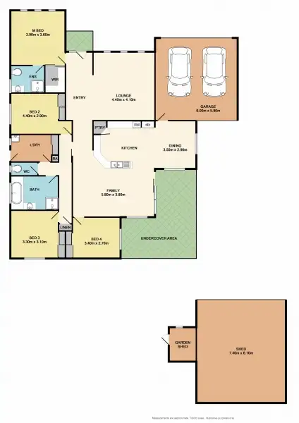 Floorplan of Homely house listing, 11 Schulz Street, Benalla VIC 3672