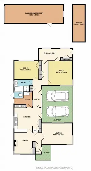 Floorplan of Homely house listing, 5 Arundel St, Benalla VIC 3672