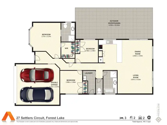 Floorplan of Homely house listing, 27 Settlers Circuit, Forest Lake QLD 4078