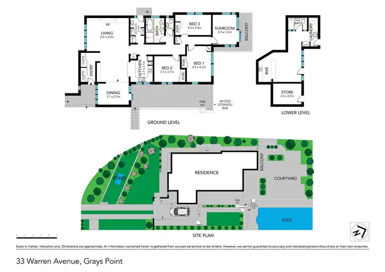 Floorplan of Homely house listing, 33 Warren Avenue, Grays Point NSW 2232