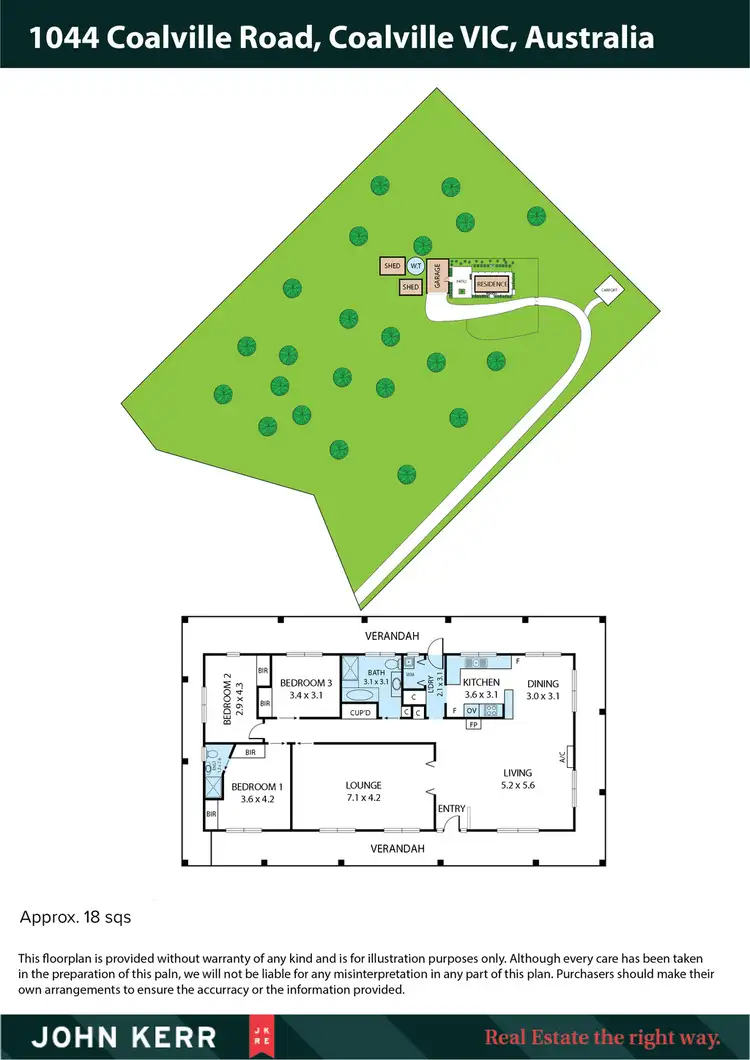 Floorplan of Homely house listing, 1044 Coalville Road, Narracan VIC 3824