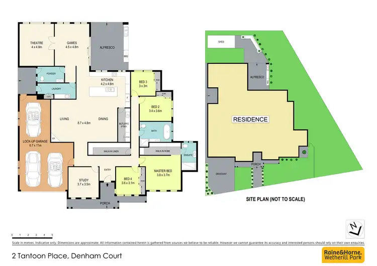 Floorplan of Homely house listing, 2 Tantoon Place, Denham Court NSW 2565