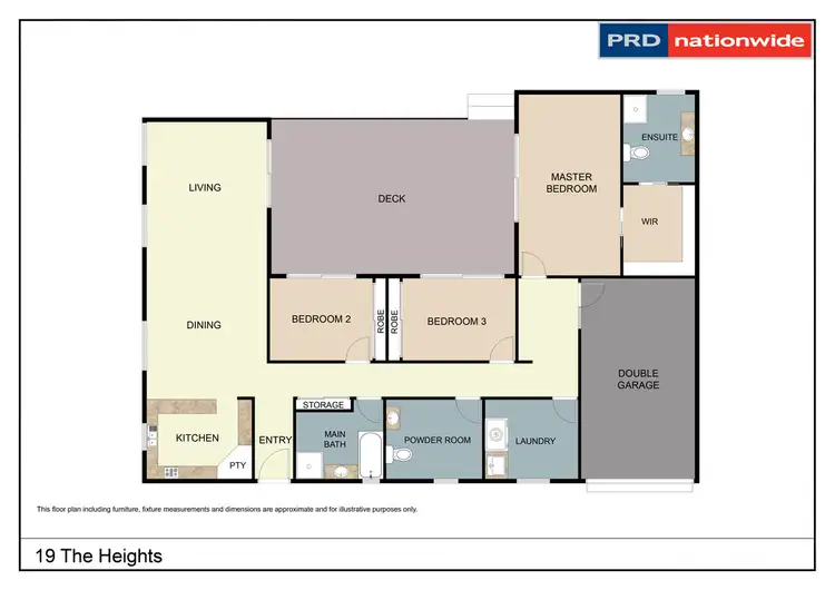Floorplan of Homely house listing, 19 The Heights, Tamworth NSW 2340