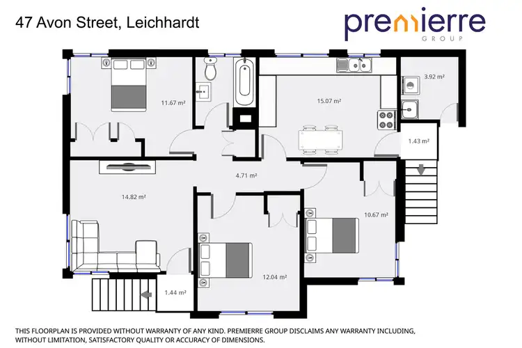 Floorplan of Homely house listing, 47 Avon Street, Leichhardt QLD 4305