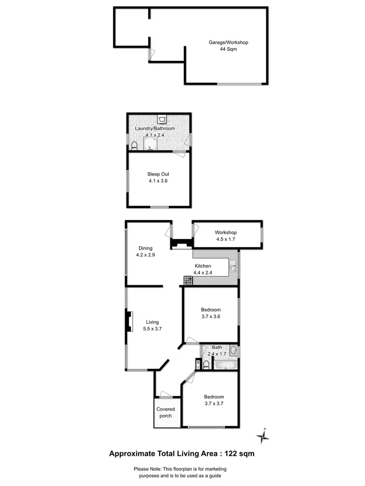 Floorplan of Homely house listing, 13 Vicary Street, Triabunna TAS 7190