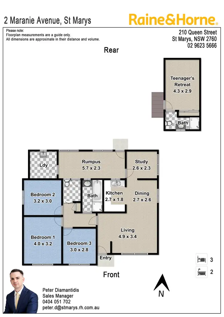 Floorplan of Homely house listing, 2 Maranie Avenue, St Marys NSW 2760