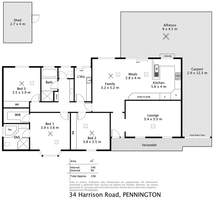 Floorplan of Homely house listing, 34 Harrison Road, Pennington SA 5013
