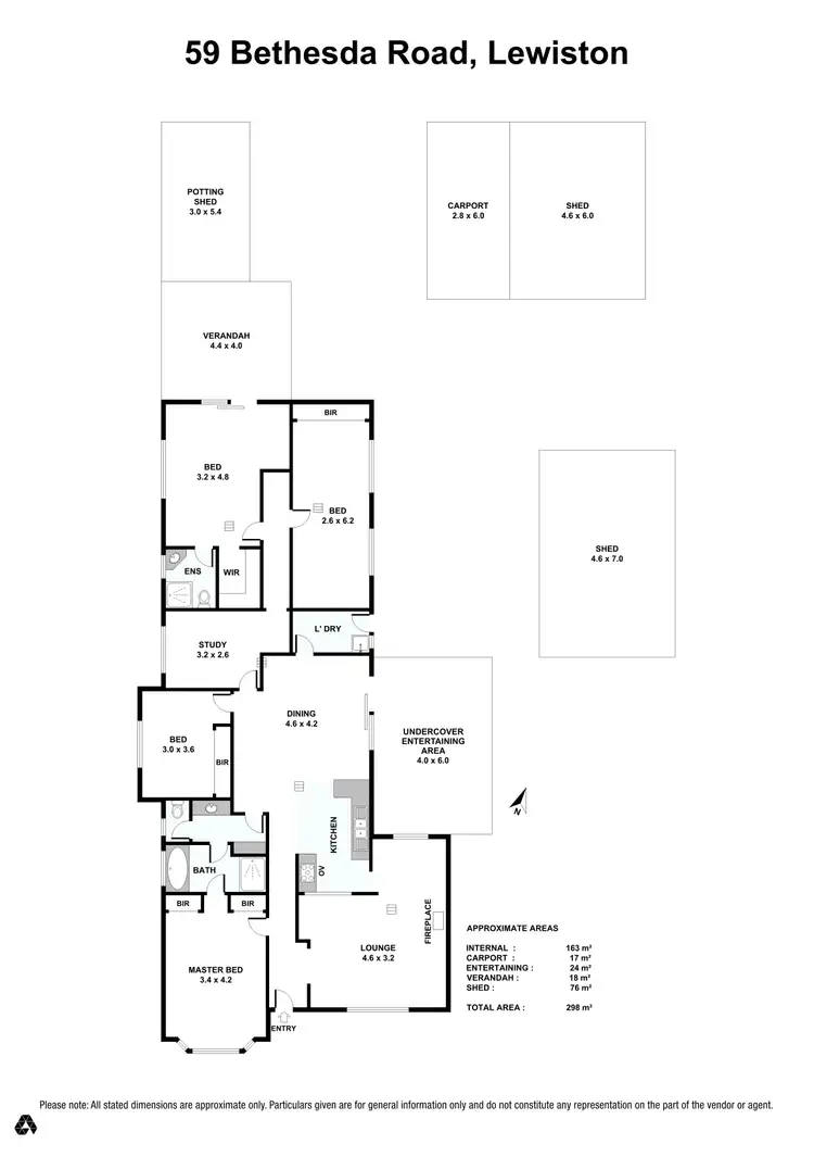 Floorplan of Homely house listing, 59 Bethesda Road, Lewiston SA 5501