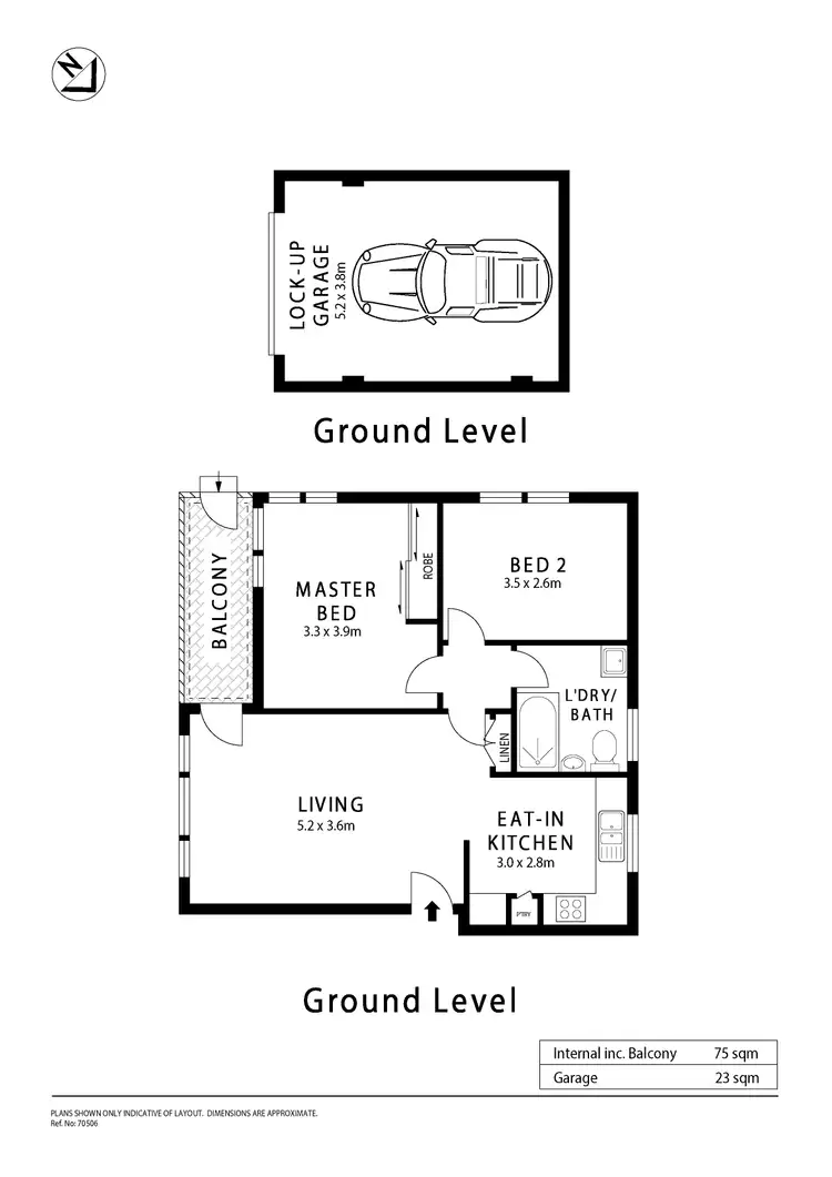 Floorplan of Homely apartment listing, 1/3a Gower Street, Summer Hill NSW 2130