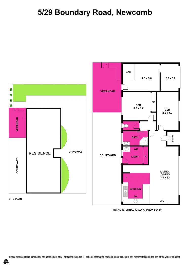 Floorplan of Homely unit listing, 5/29 Boundary Rd, Newcomb VIC 3219
