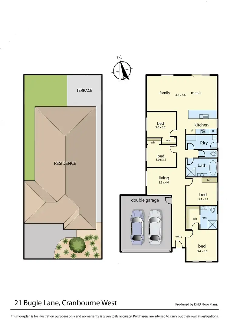 Floorplan of Homely house listing, 21 Bugle Lane, Cranbourne West VIC 3977