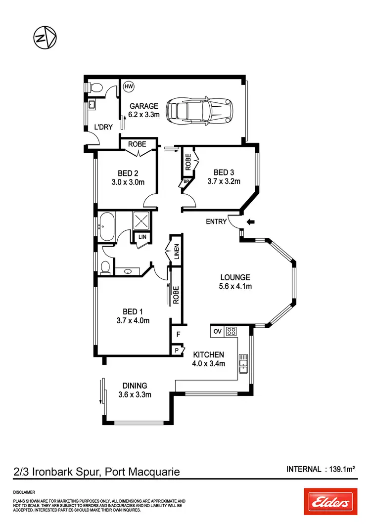 Floorplan of Homely villa listing, 2/3 Ironbark Spur, Port Macquarie NSW 2444