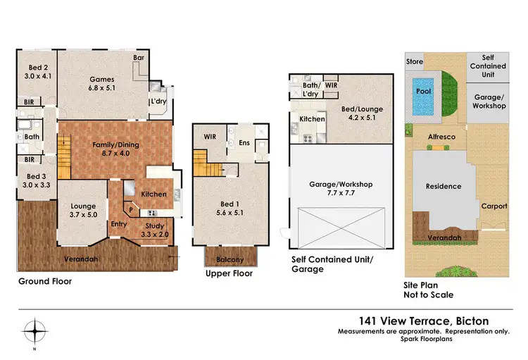 Floorplan of Homely house listing, 141 View Terrace, Bicton WA 6157