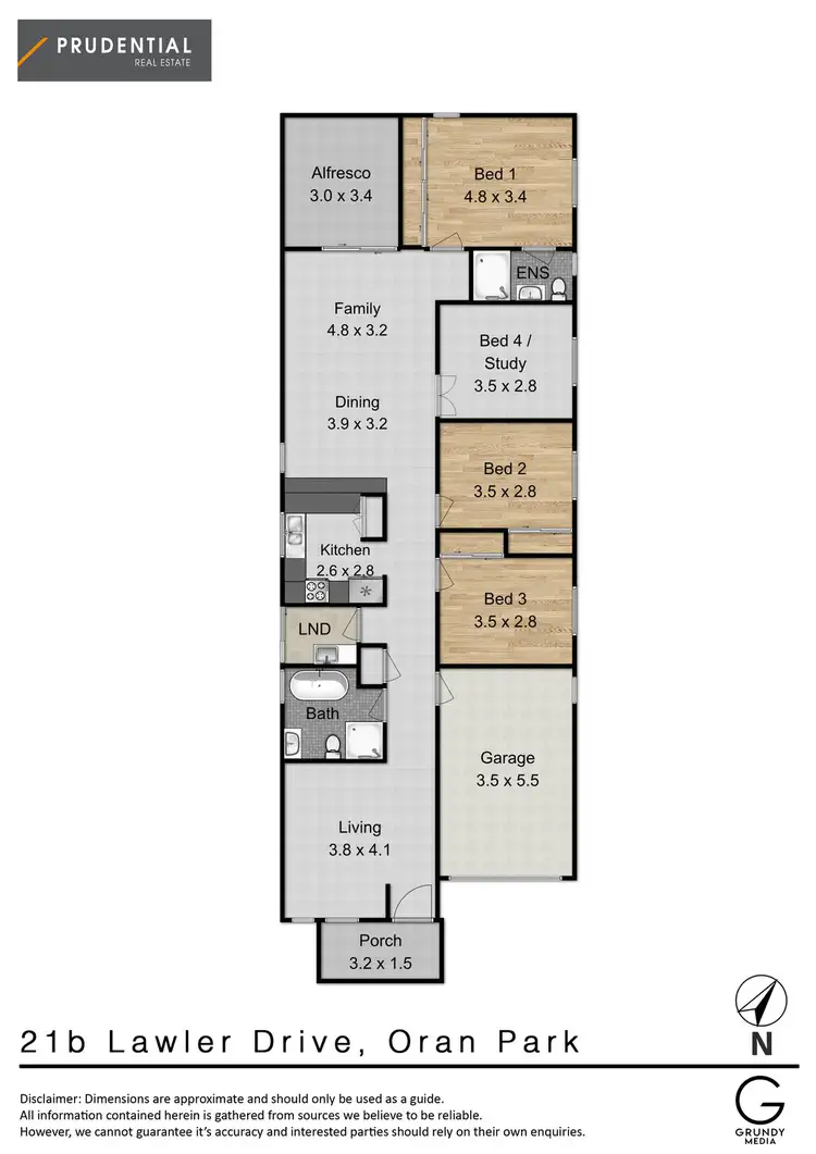 Floorplan of Homely house listing, 21b Lawler Drive, Oran Park NSW 2570