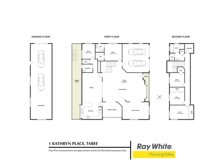 Floorplan of Homely rural property listing, 1 Kathryn Place, Taree NSW 2430