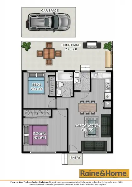 Floorplan of Homely unit listing, 2/24 Payne Road, East Corrimal NSW 2518