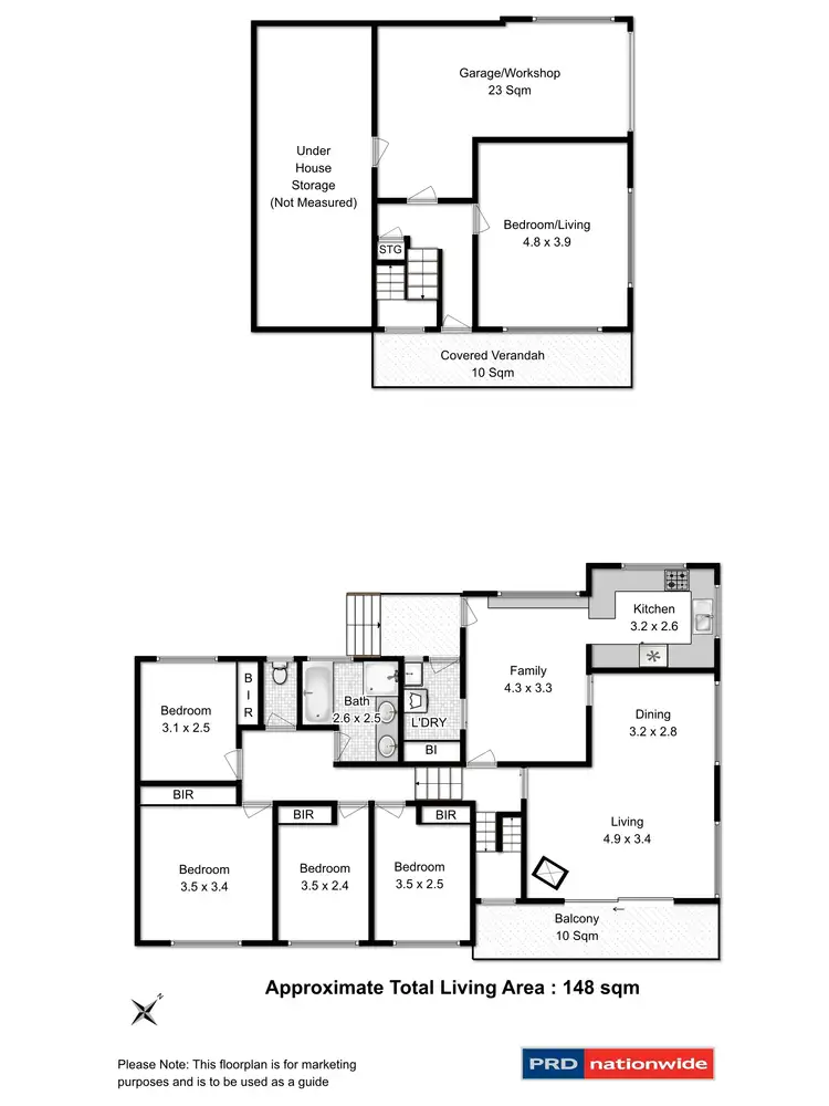Floorplan of Homely house listing, 14 Simpson Place, Rosetta TAS 7010