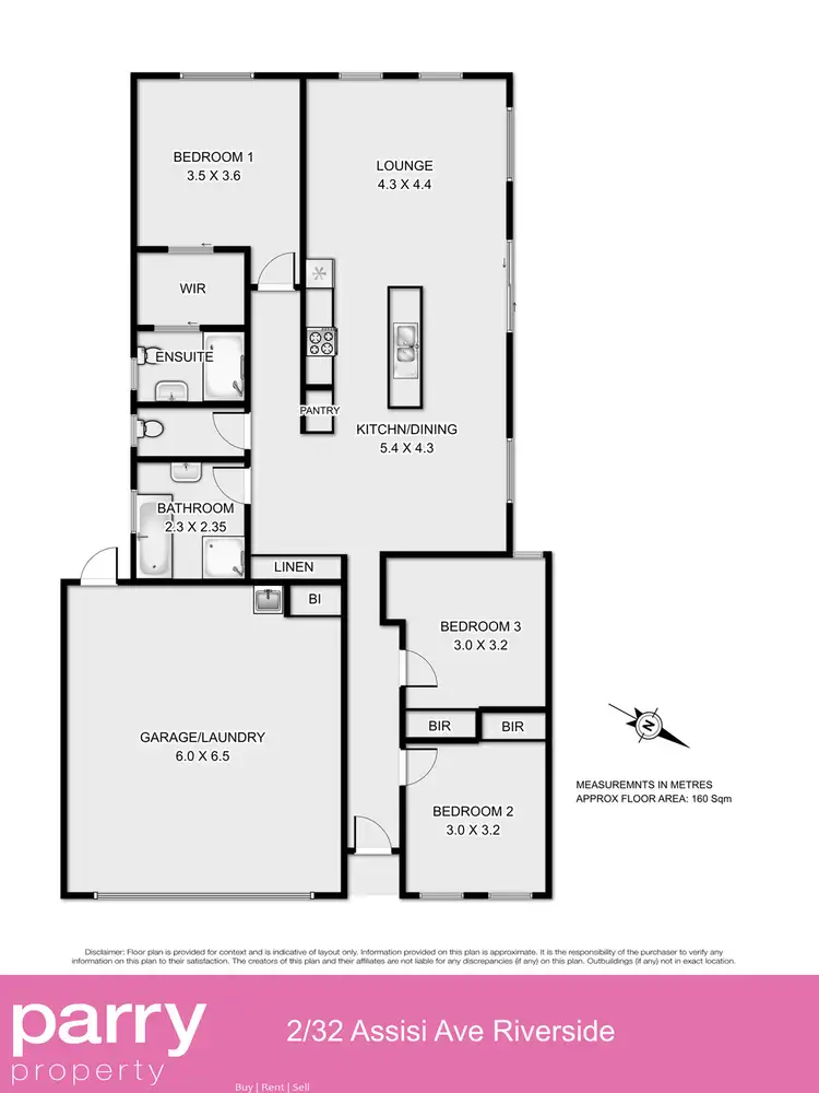 Floorplan of Homely house listing, 2/32 Assisi Avenue, Riverside TAS 7250