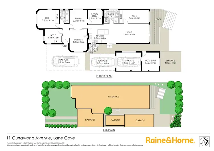 Floorplan of Homely house listing, 11 Currawong Avenue, Lane Cove NSW 2066