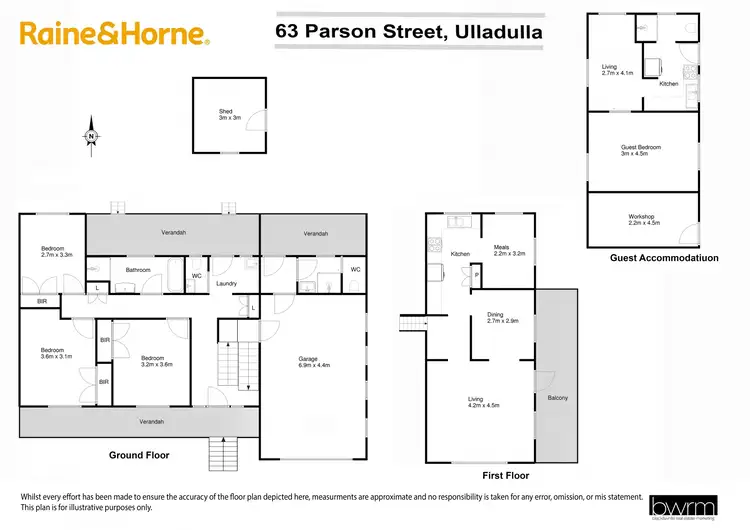 Floorplan of Homely house listing, 63 Parson Street, Ulladulla NSW 2539