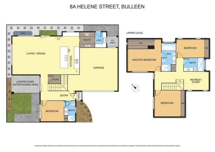 Floorplan of Homely townhouse listing, 8a Helene Street, Bulleen VIC 3105