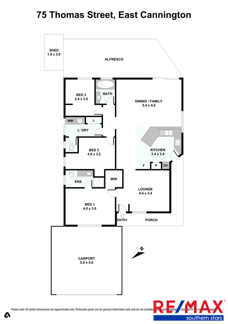 Floorplan of Homely house listing, 75 Thomas Street, East Cannington WA 6107