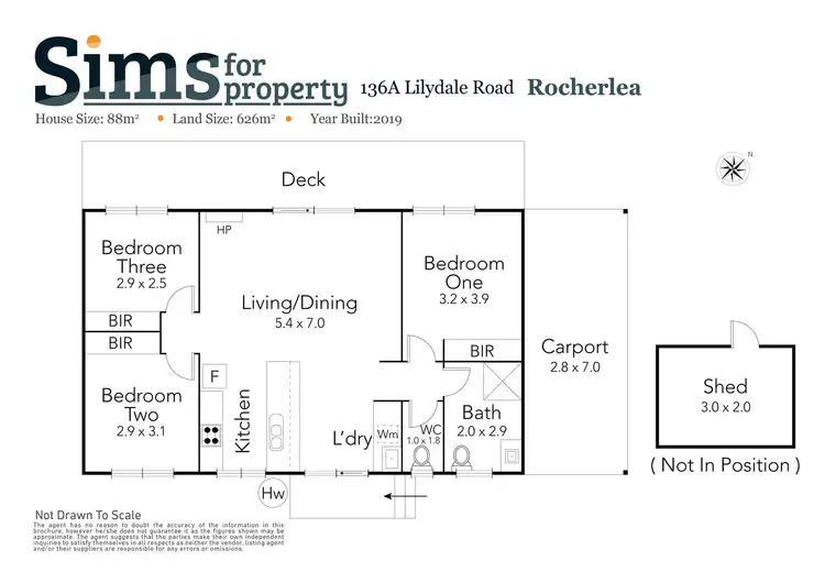 Floorplan of Homely house listing, 136a Lilydale Road, Rocherlea TAS 7248