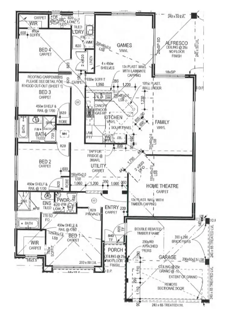 Floorplan of Homely house listing, 3 Two Rivers Loop, Ellenbrook WA 6069