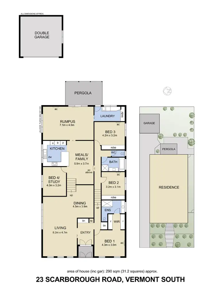 Floorplan of Homely house listing, 23 Scarborough Road, Vermont South VIC 3133