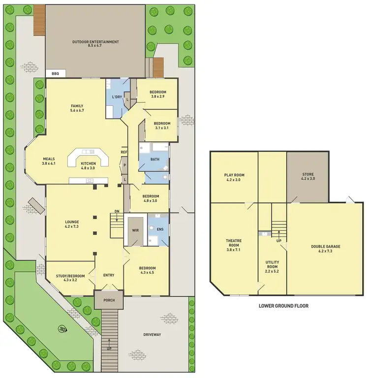 Floorplan of Homely house listing, 93 Stonebridge Way, Attwood VIC 3049