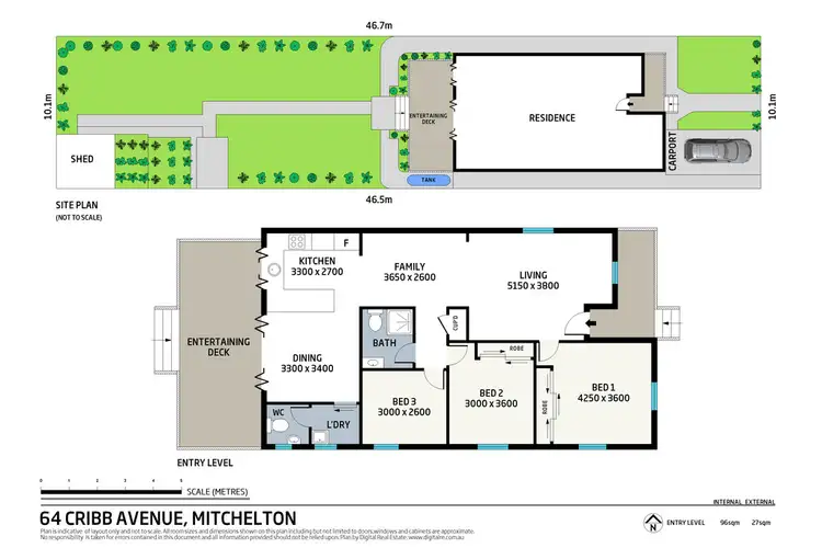 Floorplan of Homely house listing, 64 Cribb Avenue, Mitchelton QLD 4053