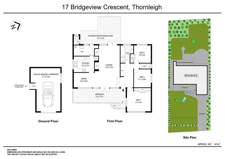 Floorplan of Homely house listing, 17 Bridgeview Crescent, Thornleigh NSW 2120