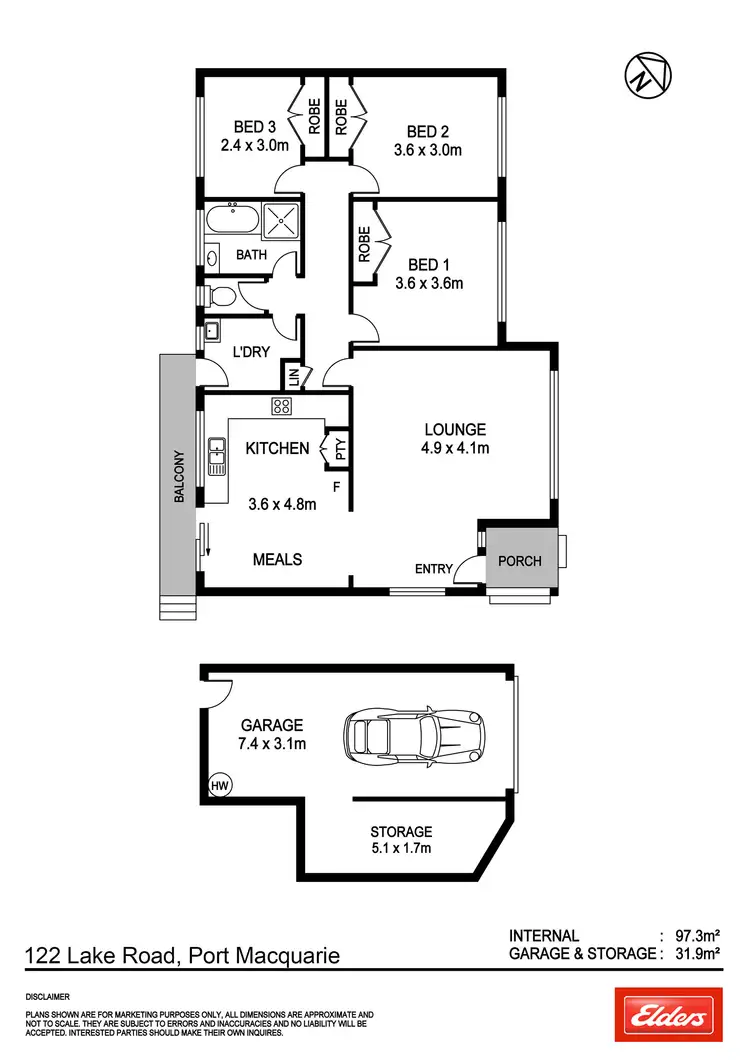 Floorplan of Homely house listing, 122 Lake Road, Port Macquarie NSW 2444