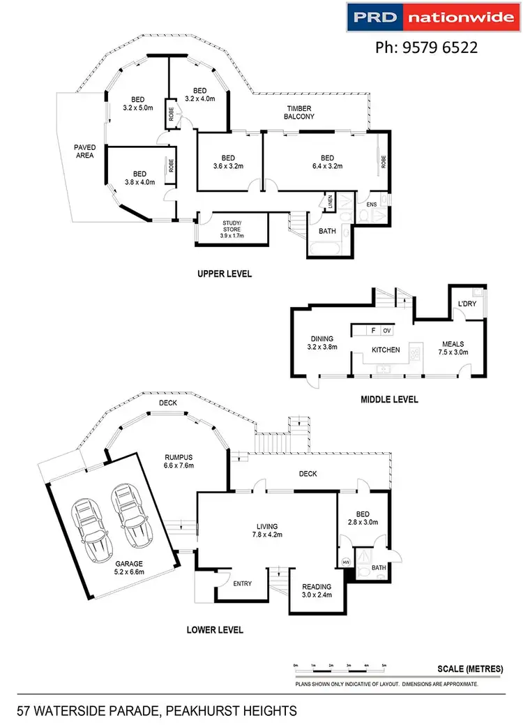 Floorplan of Homely house listing, 57 Waterside Parade, Peakhurst Heights NSW 2210
