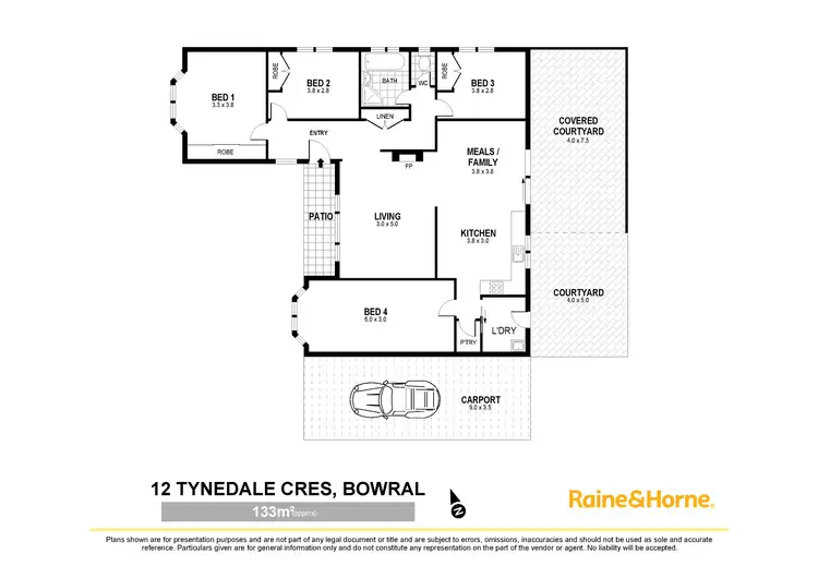 Floorplan of Homely house listing, 12 Tynedale Crescent, Bowral NSW 2576