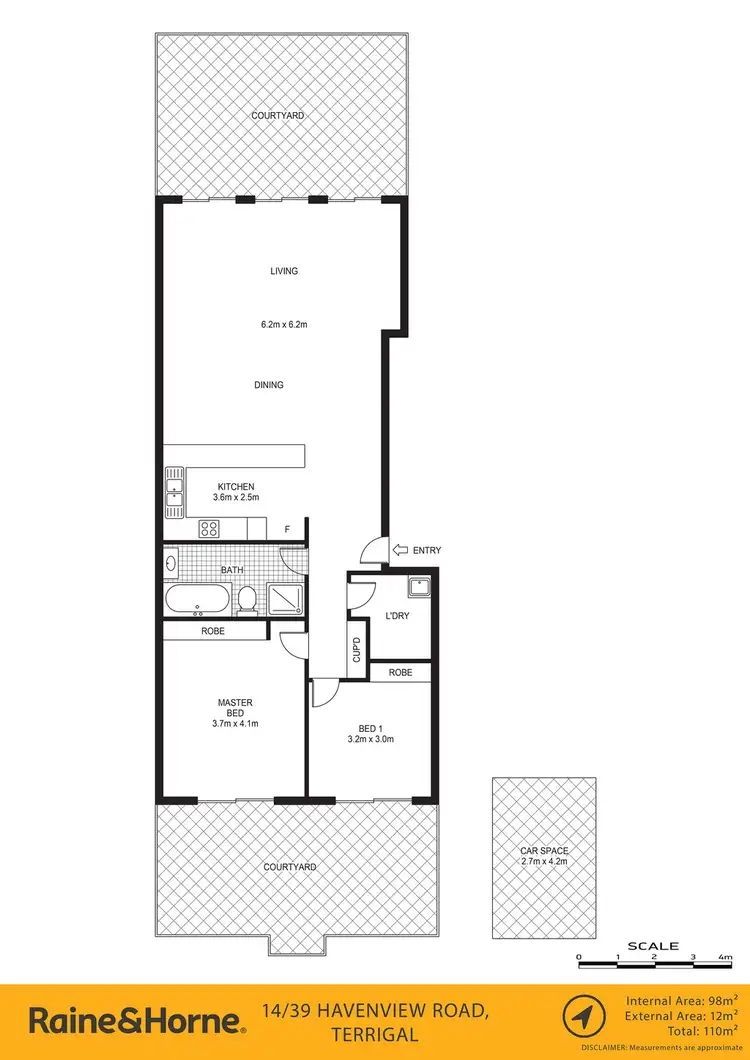 Floorplan of Homely unit listing, 14/39-45 Havenview Road, Terrigal NSW 2260