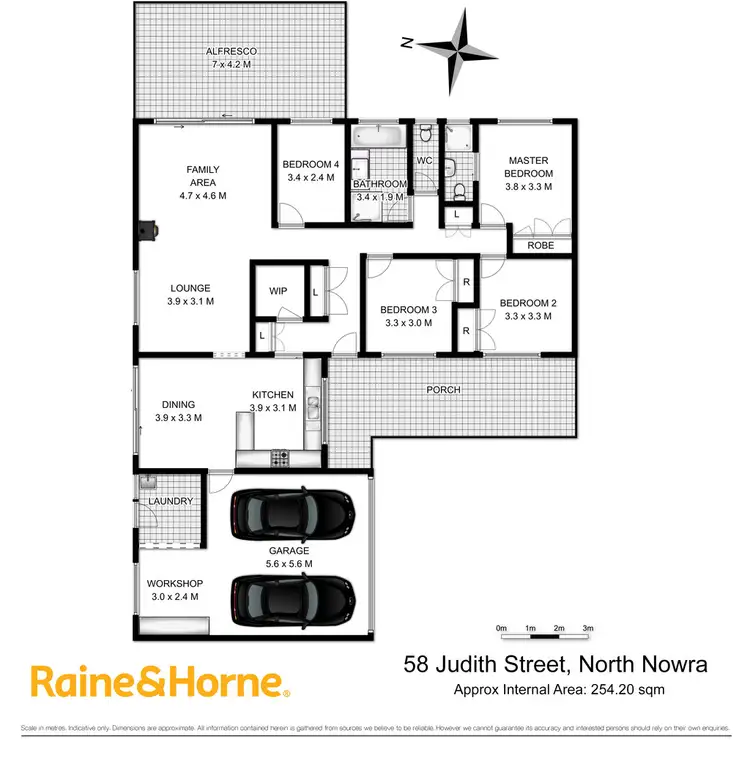 Floorplan of Homely house listing, 58 Judith Drive, North Nowra NSW 2541