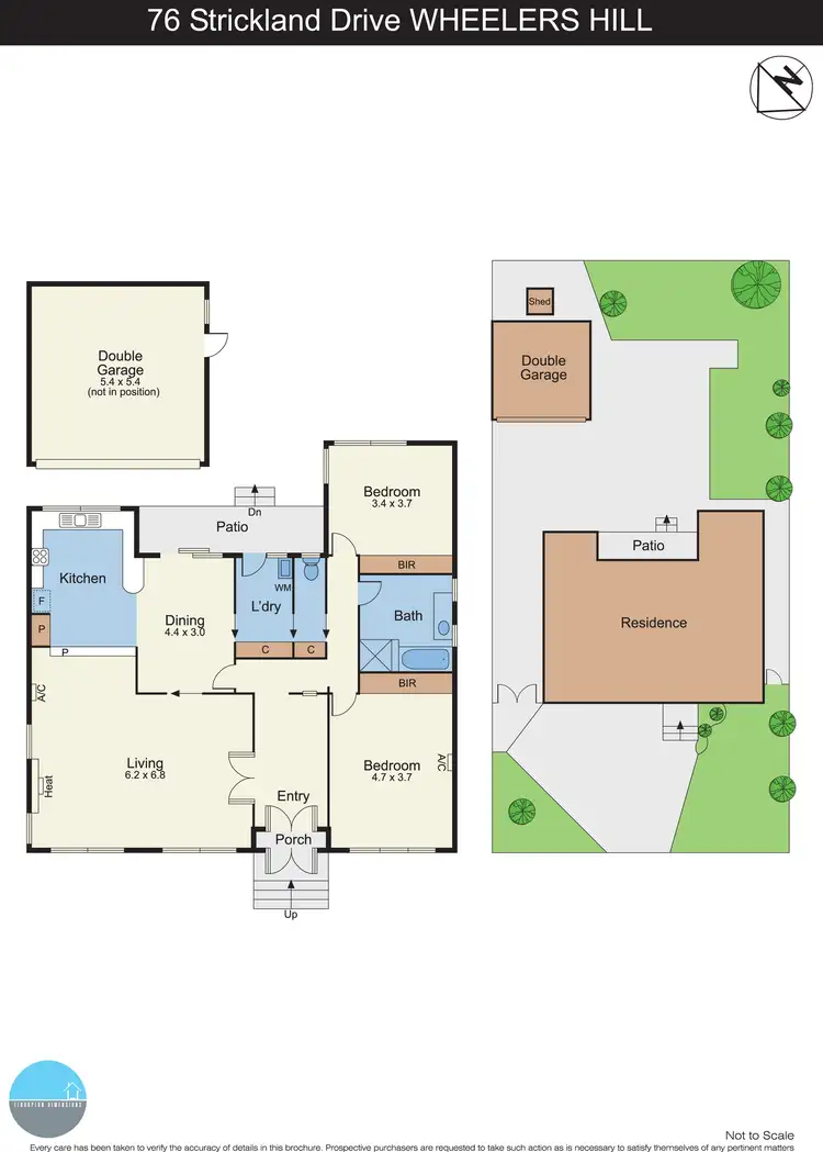 Floorplan of Homely house listing, 76 Strickland Drive, Wheelers Hill VIC 3150