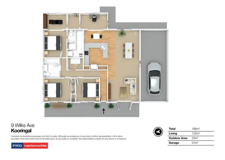 Floorplan of Homely house listing, 9 Wilks Avenue, Kooringal NSW 2650