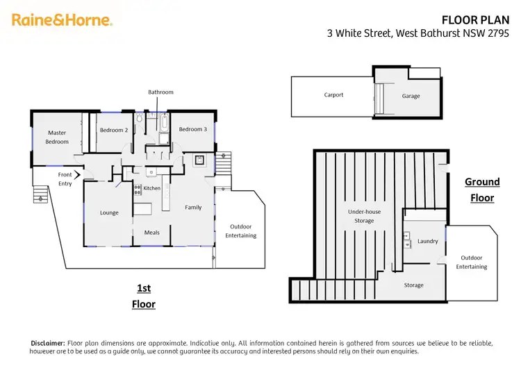 Floorplan of Homely house listing, 3 White Street, West Bathurst NSW 2795